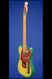 2010 James Trussart Holey-Steelcaster Rastafari Colors 'Ziggy Marley' Model 2010 James Trussart Holey-Steelcaster Rastafari Colors 'Ziggy Marley' Model